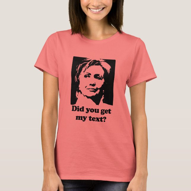 T-shirt Avez-vous obtenu mon texte.png (Devant)