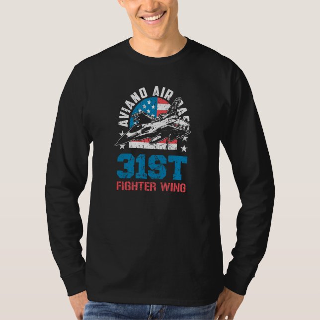 T-shirt Aviano Air Base 31st Fighter Wing Italy Souvenir_1 (Devant)