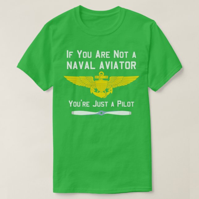 T-shirt Aviateur naval  (Design devant)