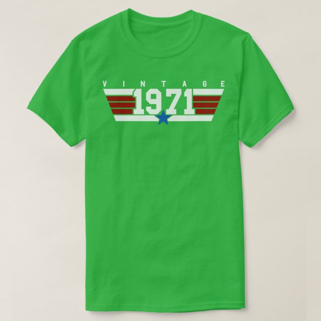 T-shirt Aviateur vintage 1971 (Design devant)