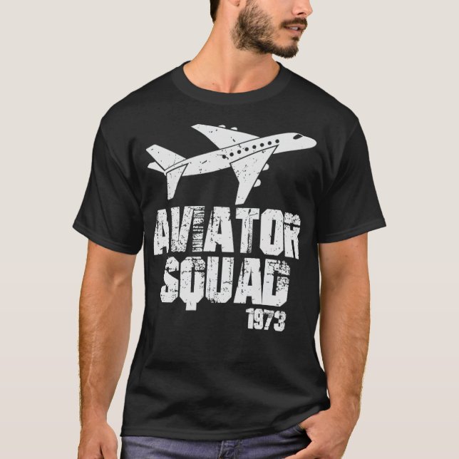 T-shirt Aviator Squad Aviator meilleurs amis manches longu (Devant)