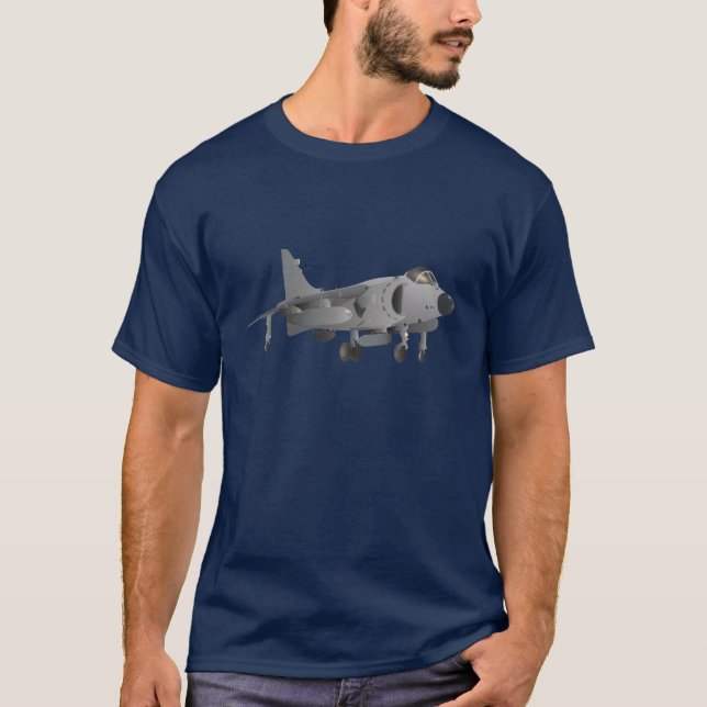 T-shirt Avion à réaction Sea Harrier (Devant)