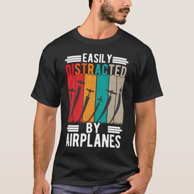 T-shirt Avion accro Funny RC Avion pilote (Devant)