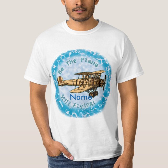 T-shirt Avion biplan (Devant)