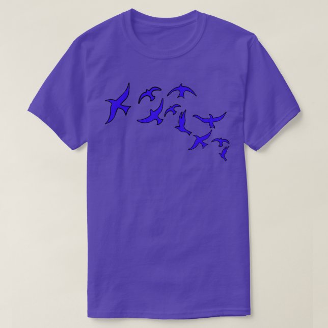 T-shirt Avion bleu (Design devant)