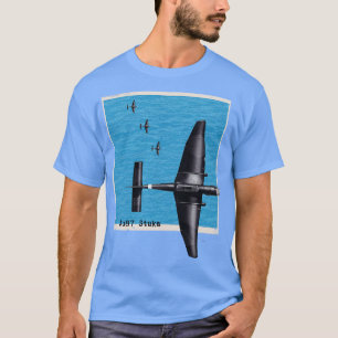 T-shirt Avion bombardier Ju87 Stuka 2ÈME GUERRE MONDIALE a