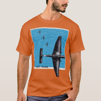 T-shirt Avion bombardier Ju87 Stuka de la Seconde Guerre m