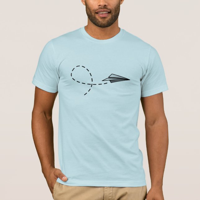 T-shirt Avion d'air de papier (Devant)