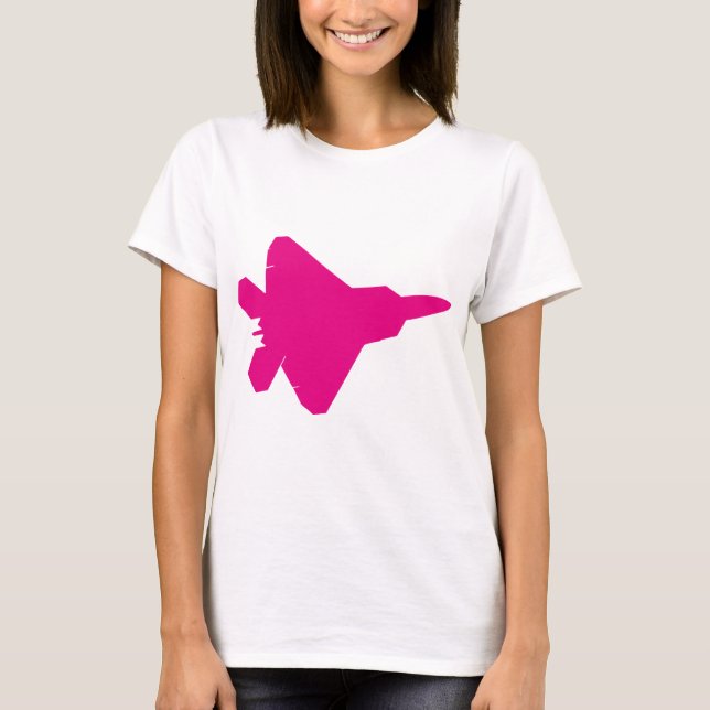 T-shirt Avion de chasse de F-22 Raptor (Devant)