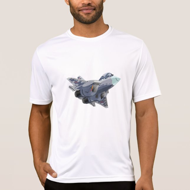 T-shirt Avion de dessin (Devant)