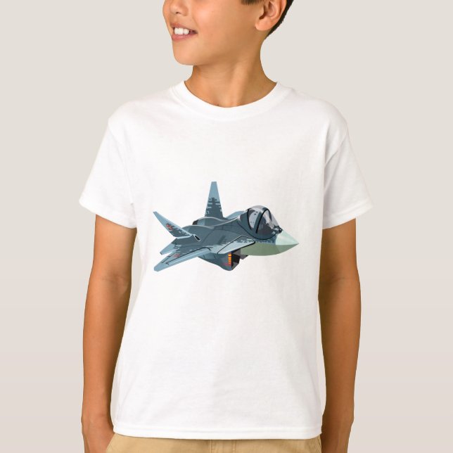 T-shirt Avion de dessin (Devant)