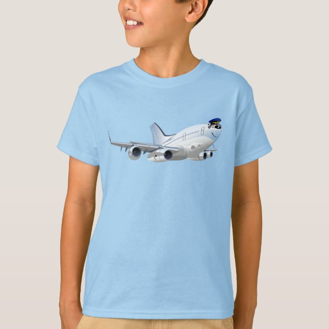 T-shirt Avion de dessin (Devant)
