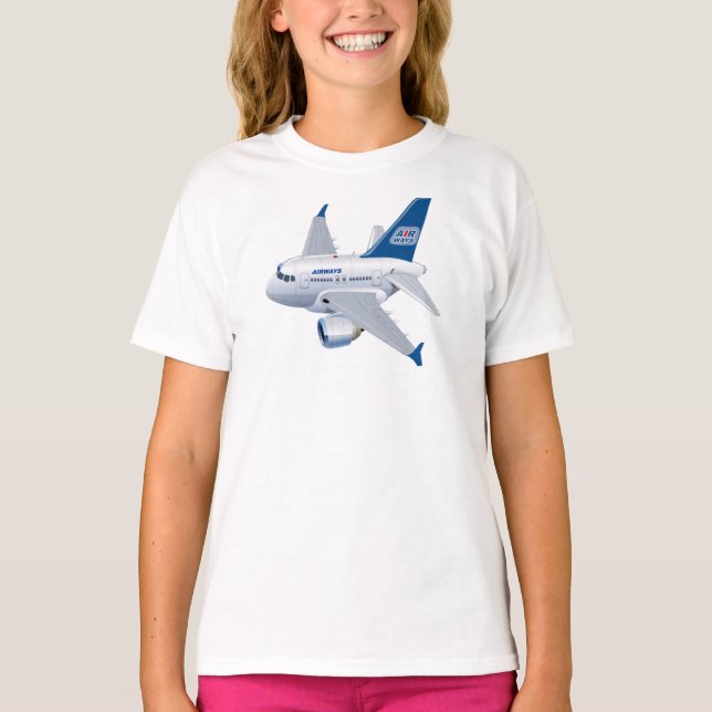 T-shirt Avion de dessin (Devant)