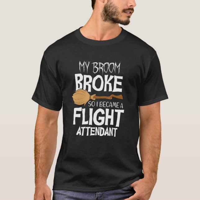 T-shirt avion de l'agent de bord (Devant)