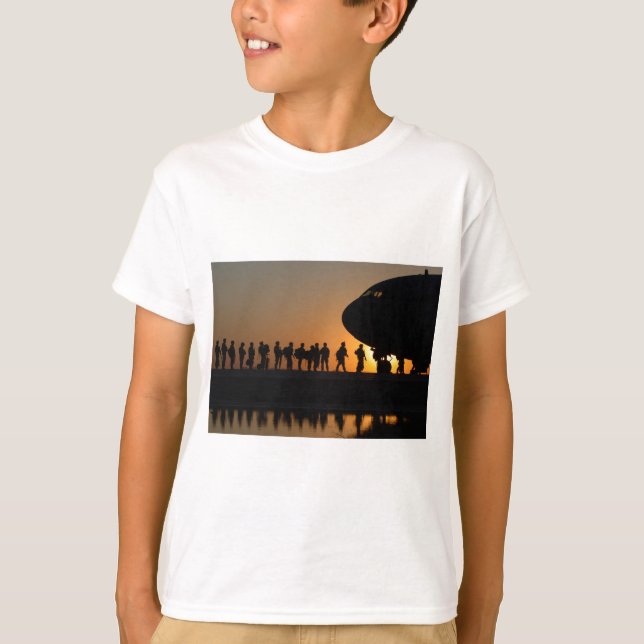 T-shirt Avion de l'armée (Devant)