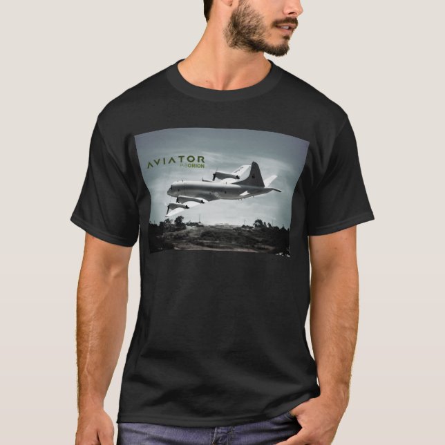 T-shirt Avion de l'aviateur P3 Orion (Devant)