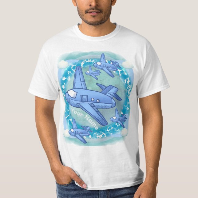 T-shirt avion de l'escadron (Devant)