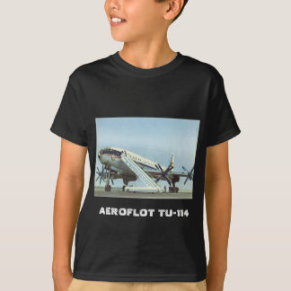 T-shirt AVION DE LIGNE d'Aeroflot TU 114