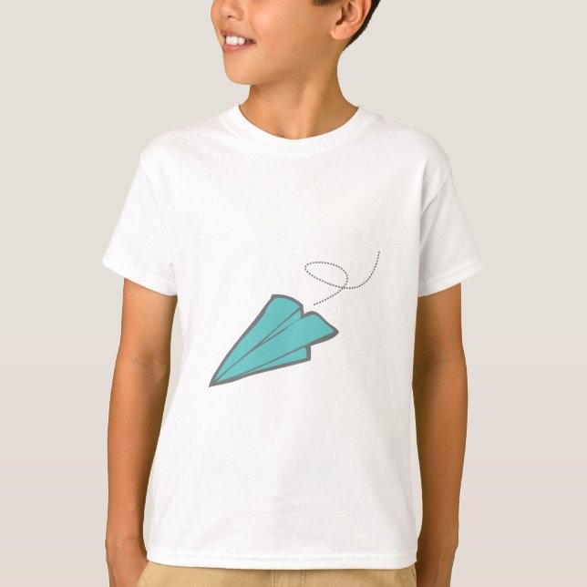 T-shirt Avion de papier (Devant)