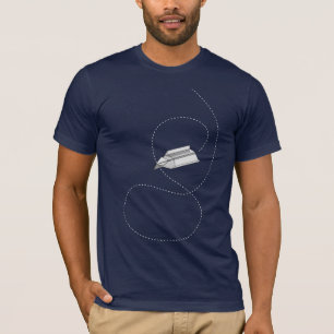 T-shirt Avion de papier BLANC
