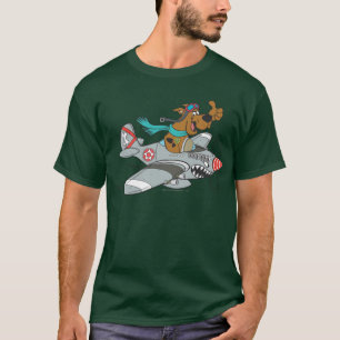T-shirt Avion de vol de Scooby-Doo