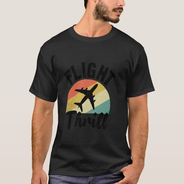 T-shirt Avion de vol sensationnel E (Devant)