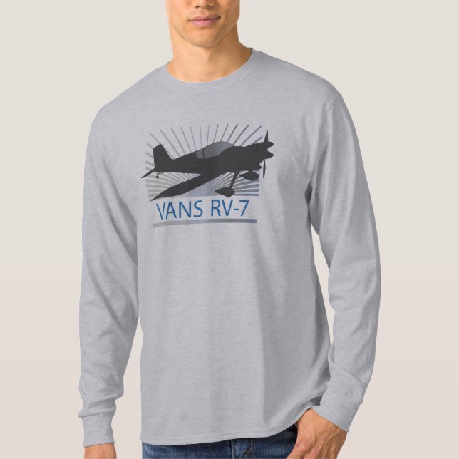 T-shirt Avion des fourgons RV-7 (Devant)