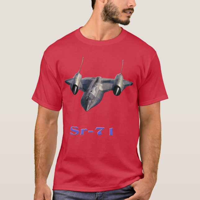 T-shirt Avion d'espionnage militaire Sr-71 (Devant)
