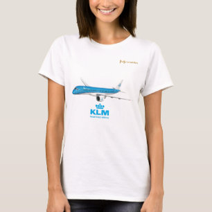 T-Shirt Avion Embraer 190 de la compagnie aérienne