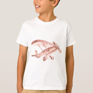 T-shirt Avion en bois