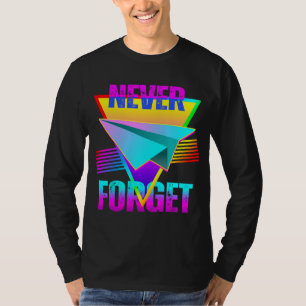 T-shirt Avion en Papier À Ne Jamais Oublier