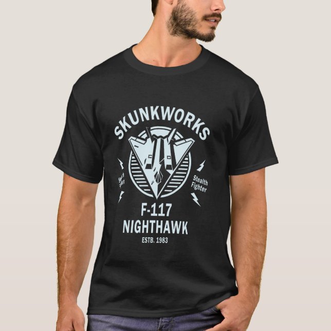 T-shirt Avion furtif F-117 Nighthawk (Devant)