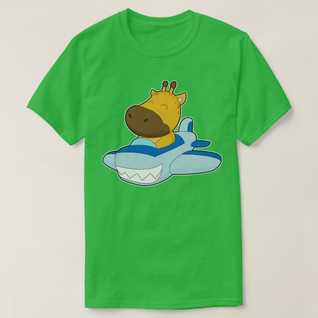 T-shirt Avion Giraffe (Design devant)