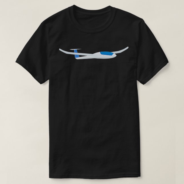 T-shirt Avion Glider PlaneurTShirt (Design devant)