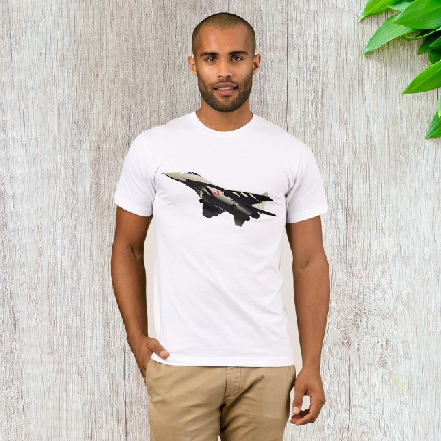 T-shirt Avion militaire chasseur à réaction supersonique (Créateur téléchargé)