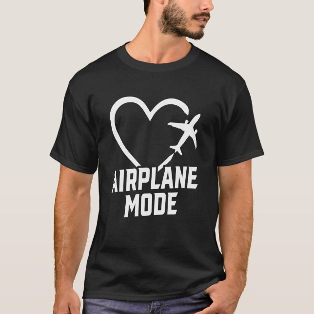 T-shirt Avion Mode Pilote Avion Avion Avion Avion Aviation (Devant)