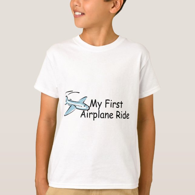T-shirt Avion mon premier tour d'avion (Devant)
