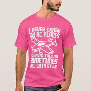 T-shirt Avion pilote RC, pilote, pilote, contrôle à distan
