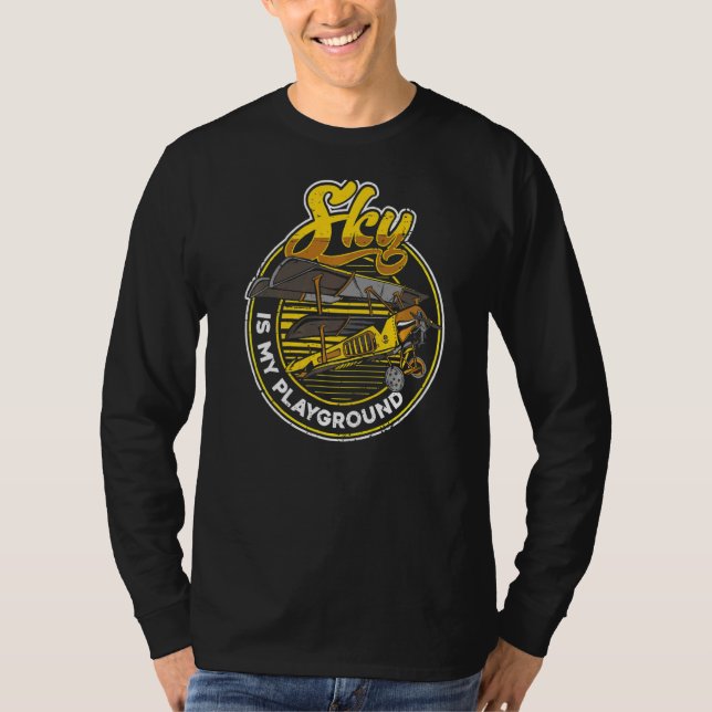 T-shirt Avion pilote Vol Premium 1 (Devant)