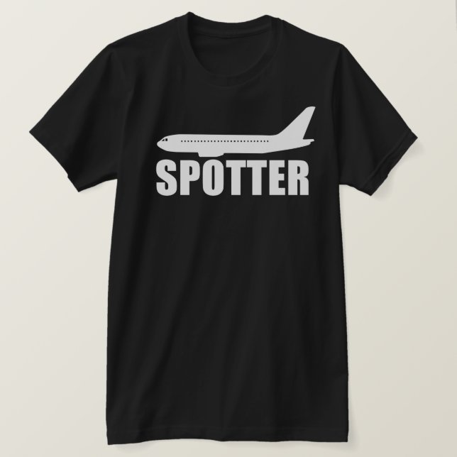 T-shirt Avion plat d'observateur (Design devant)