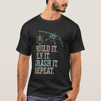 T-shirt Avion Rc Avion Radio Contrôlé