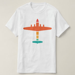T-shirt avion rétro