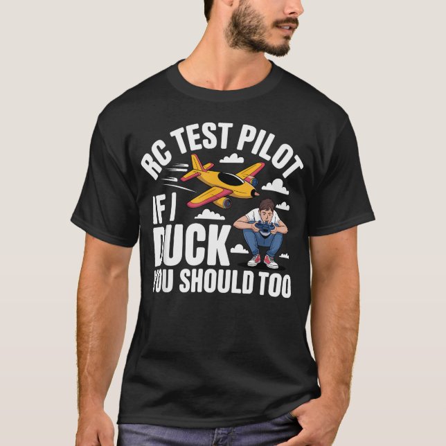 T-shirt Avion télécommandé RC drôle (Devant)