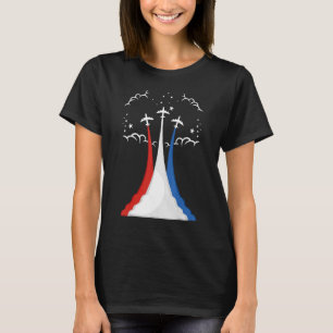 T-shirt Avion Usa 4 juillet Aviation American Drapeau