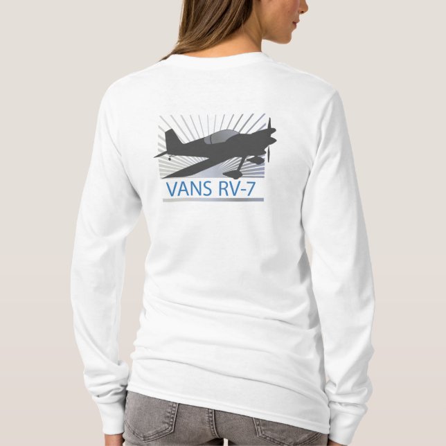 T-shirt Avion Vans RV-7 (Dos)