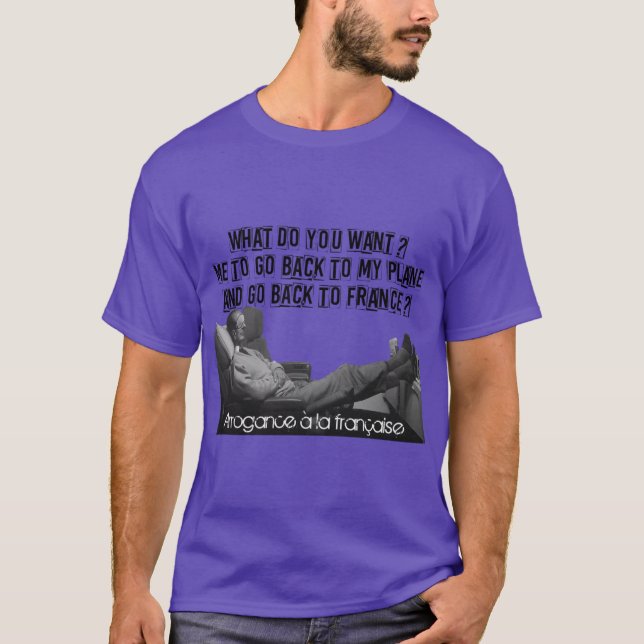 T-shirt Avion vintage (Devant)
