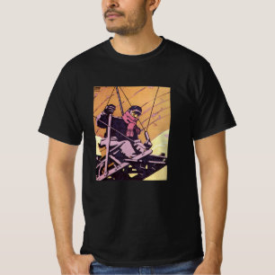 T-shirt Avion vintage de hang Glider de transport