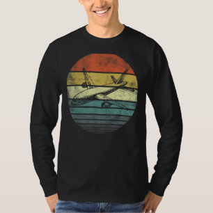 T-shirt Avion vintage Hommes Femmes Avion Pilote d'avion