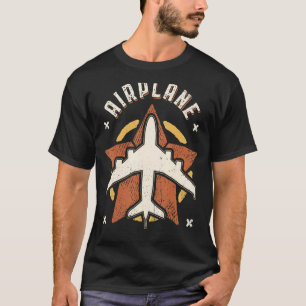 T-shirt Avion Vintage Retro Classic