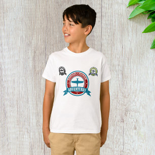 T-shirt Avion vintage Tourisme Aventures Logo Aviation